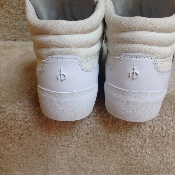 New Rag & Bone Nova Suede High-Top Sneakers - Picture 8 of 8